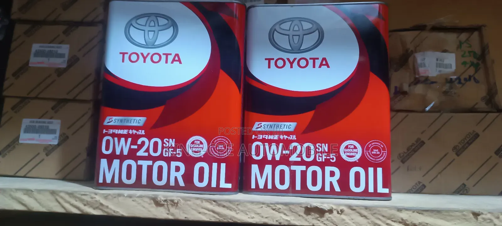 Toyota Engine Oil 0w-20 4litres