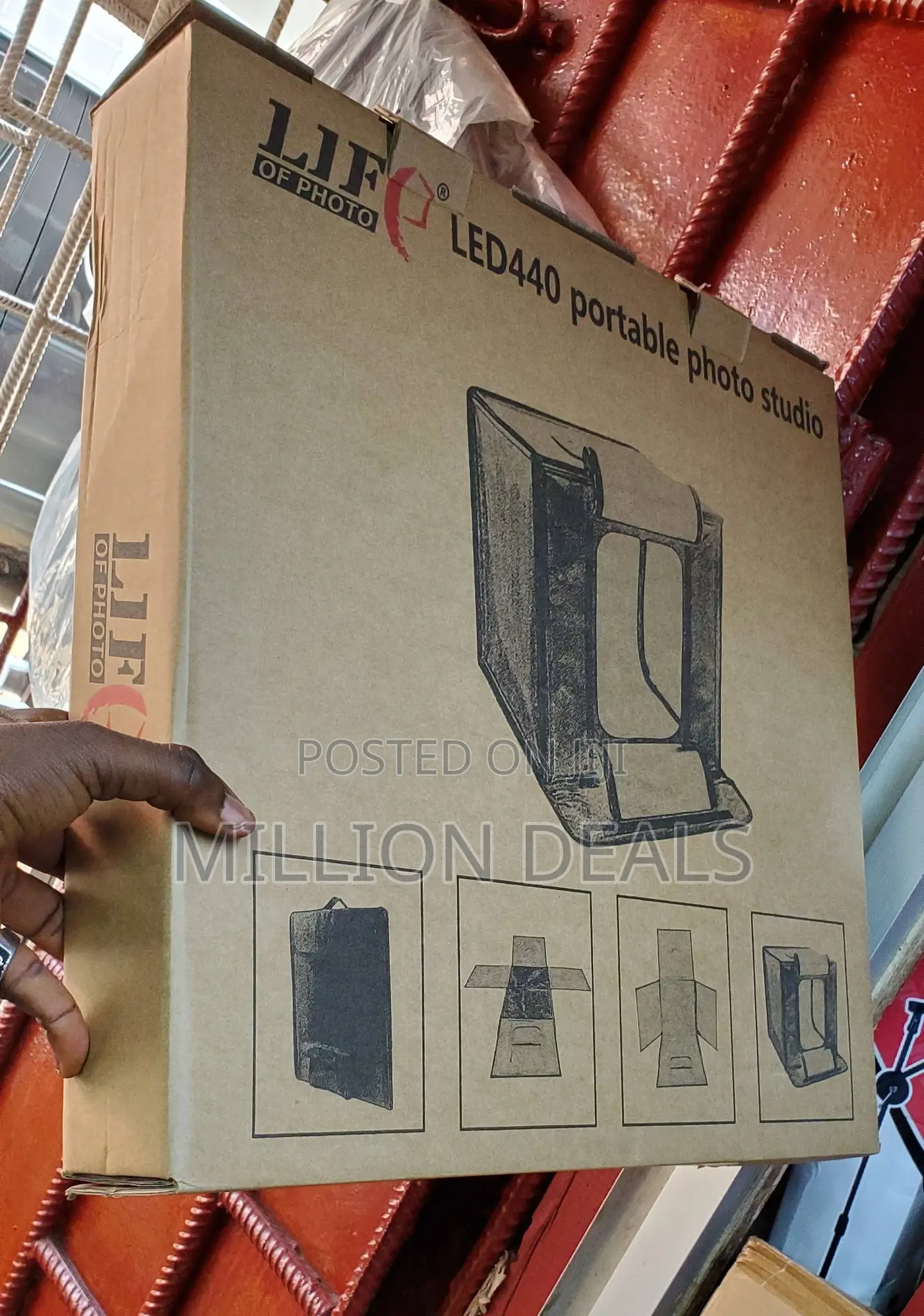 Led 440 Portable Photo Studio Box