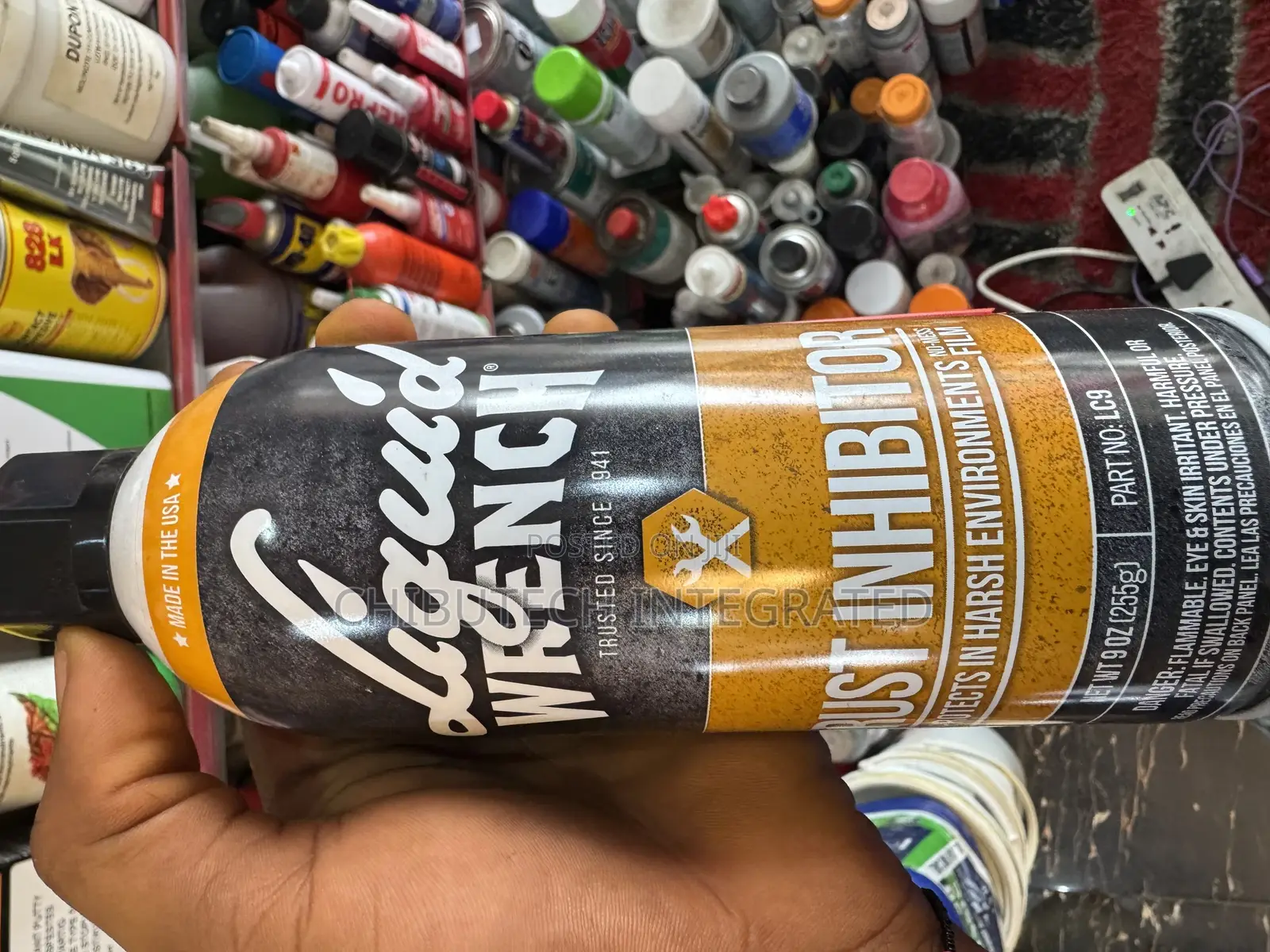 Liquid Wrench Lc9 Rust Inhibitor Spray, 9 Oz (255g).