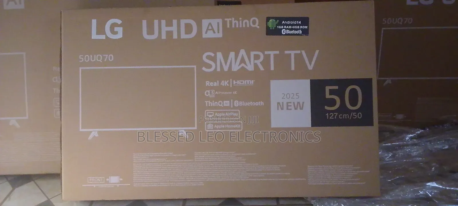50 Inches With Vibrant Colored Cloud