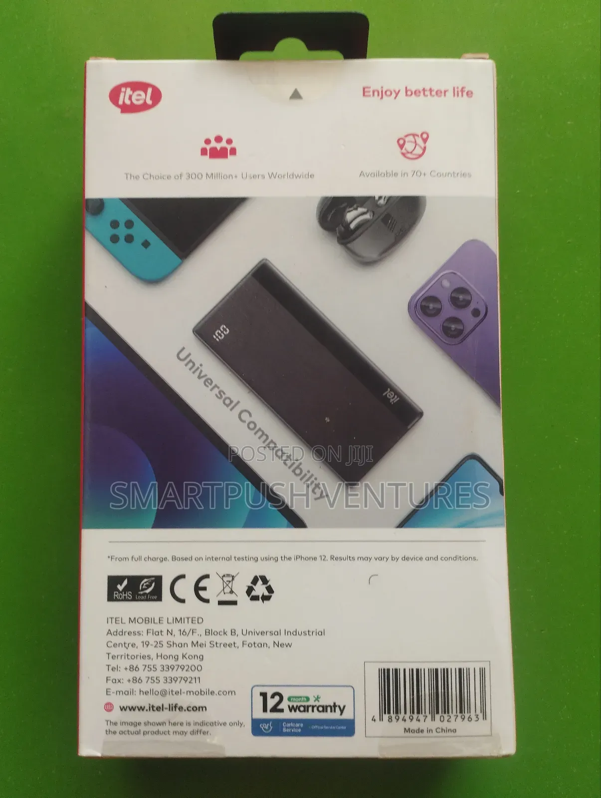 Itel 20,000mah Power Bank