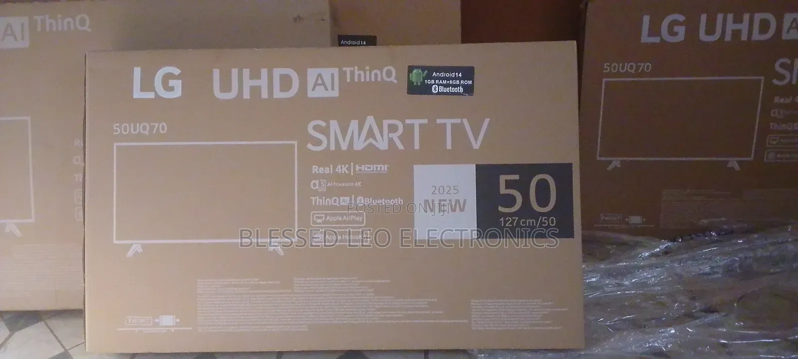 50 Inches Brand New Smart Tv With Good Brightening View