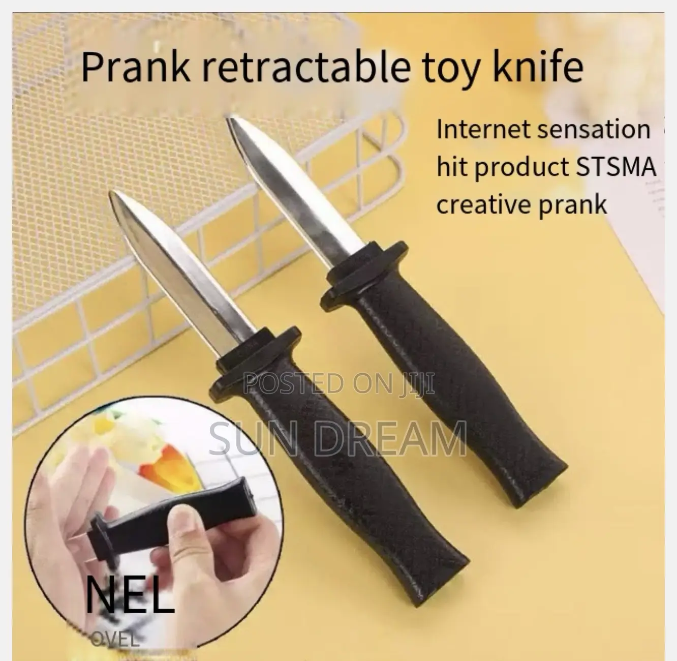 Prank Knife Tricky Squirt Disappearing Knife Toy Knifes