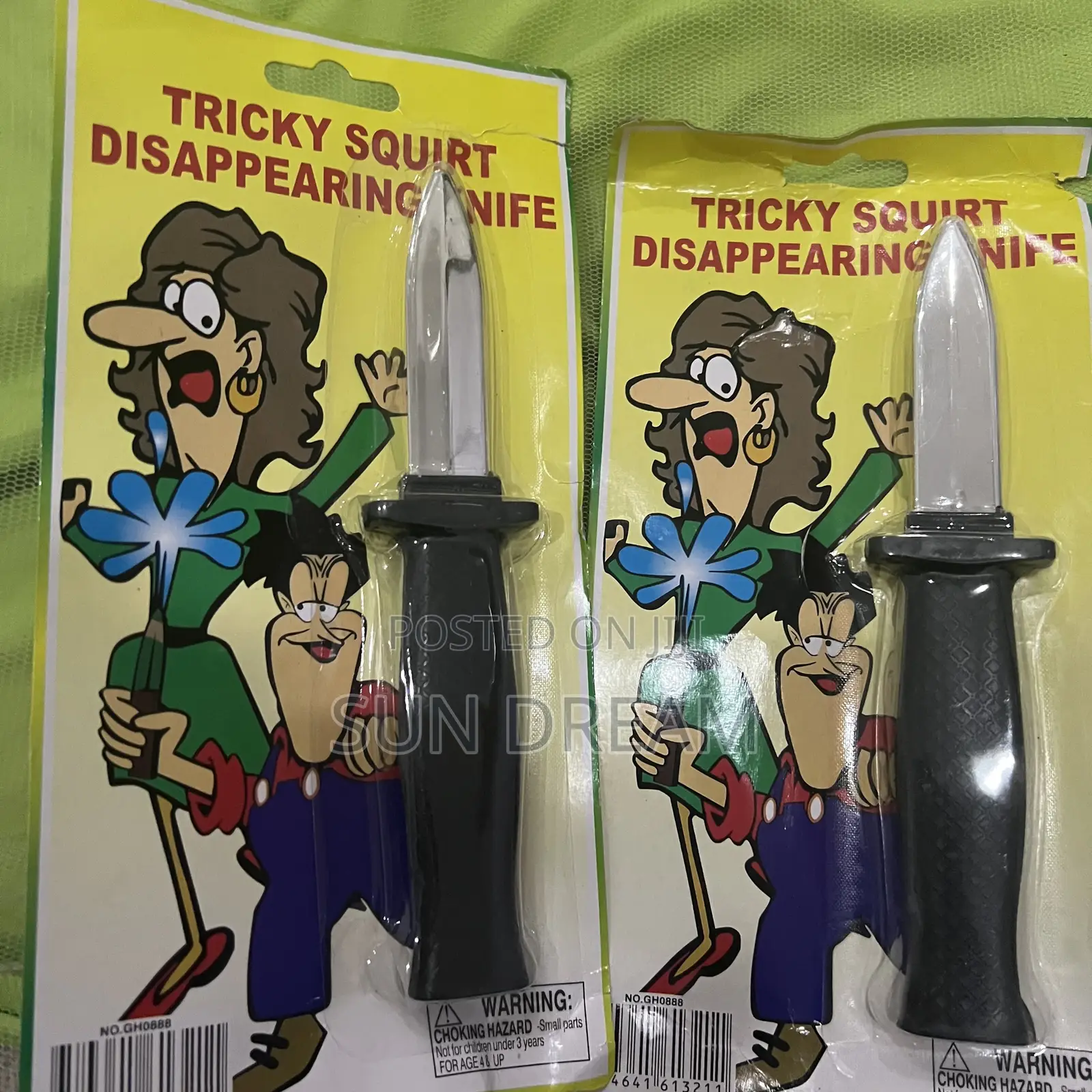 Prank Knife Tricky Squirt Disappearing Knife Toy Knifes