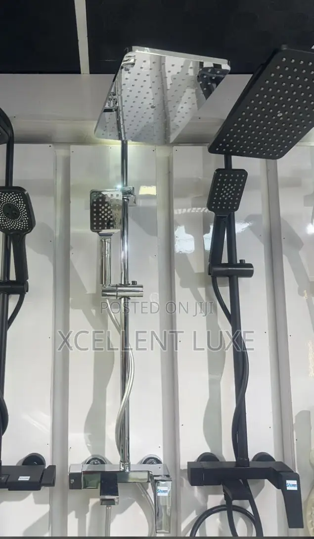 Shower Mixer Set English Standard Copper Engine.Chrome And Black