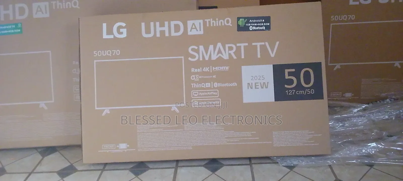 50 Inches With Inbuilt Wifi H Connection
