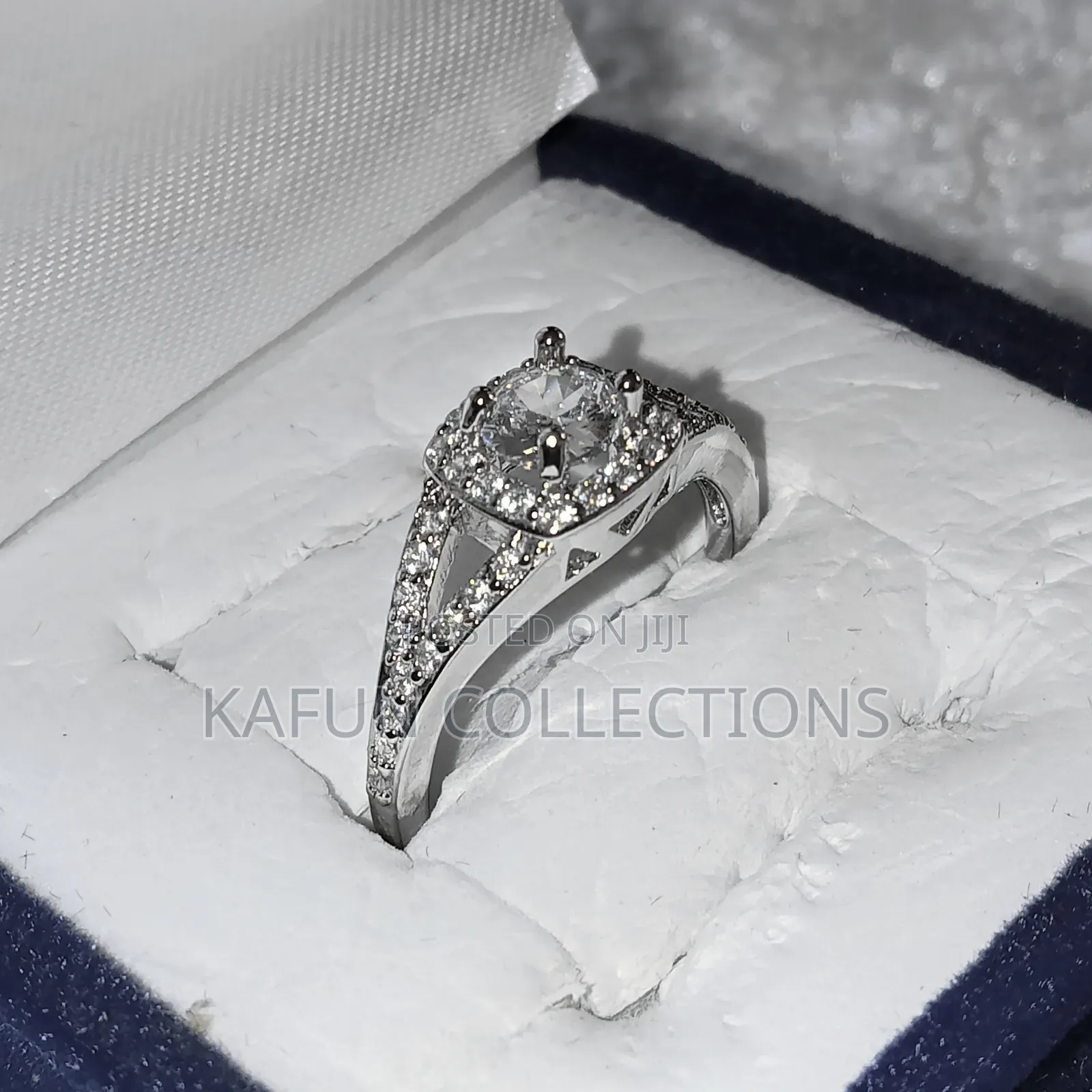 Non Tarnishing, Simple Design, Zirconia Proposal Ring.