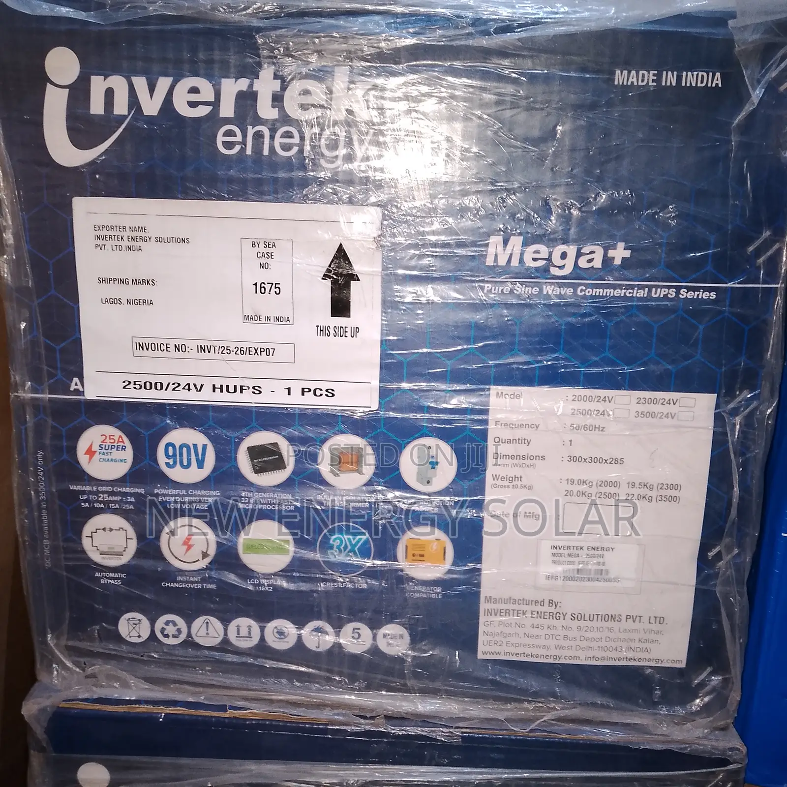 Invertek 2.5kva 24v Solar Inverter