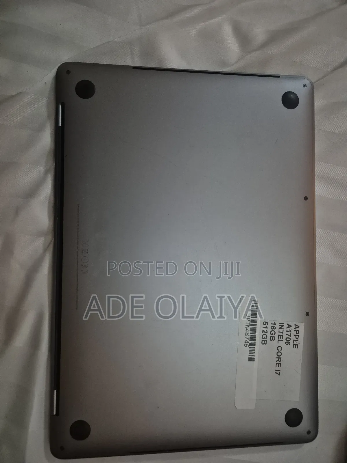 Laptop Apple MacBook Pro 2017 16GB Intel Core 7 HDD+SSD 512GB