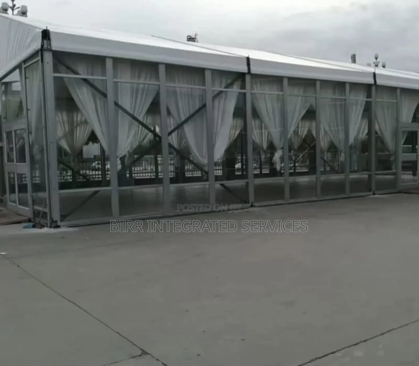 All Glass Marquee Tent Fabrication, Event Centre Tent Expert In Abuja
