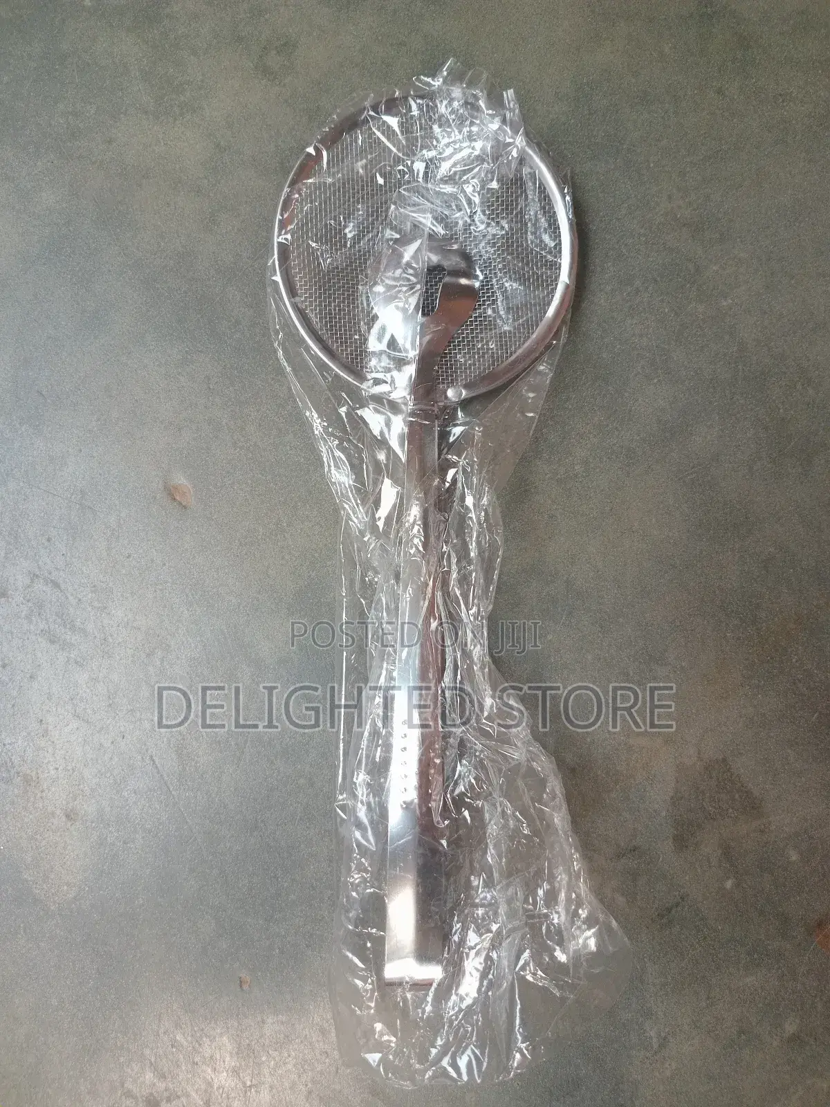Stainless Steel Kitchen Strainer Spoon Tong