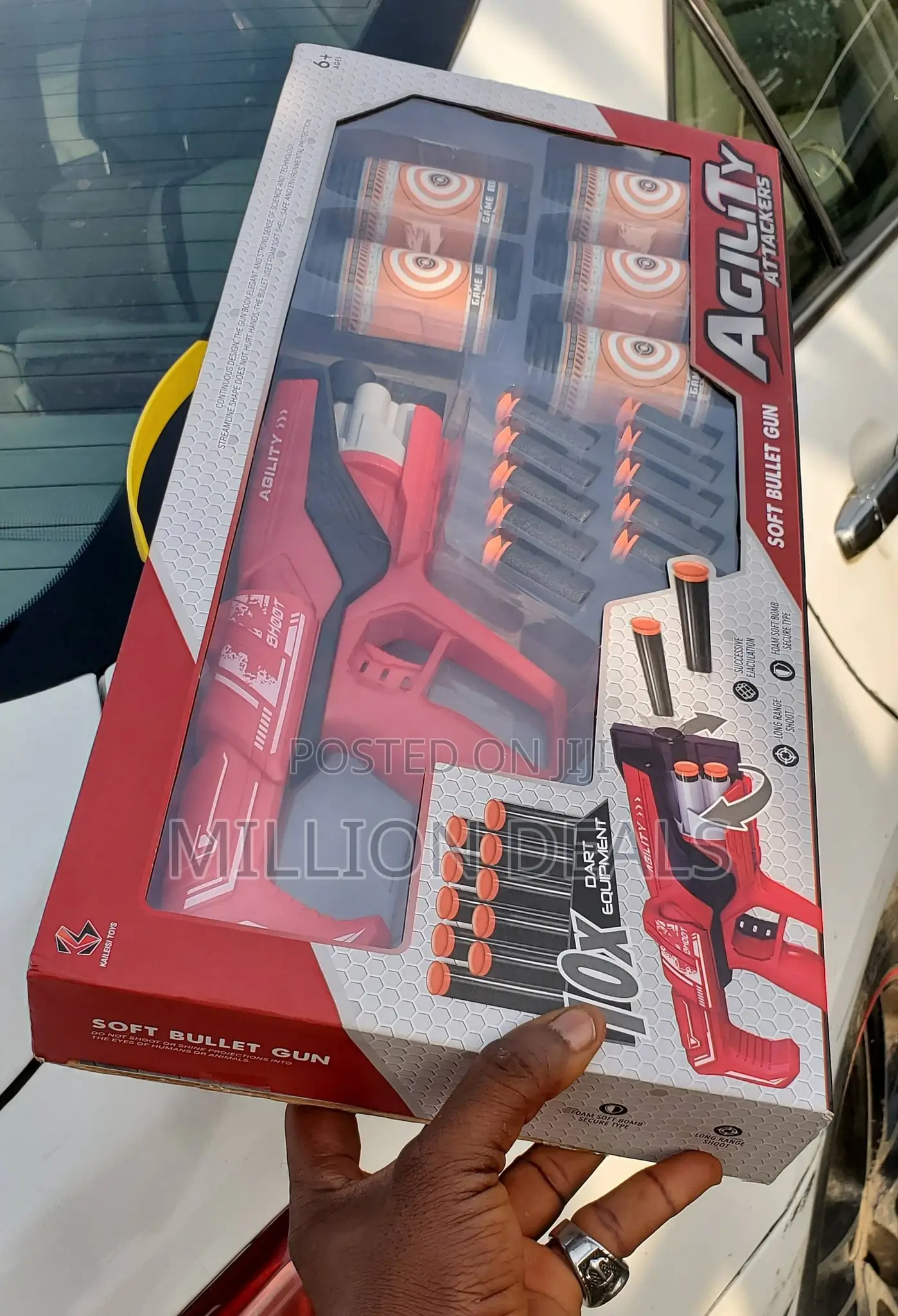 Soft Bullet Gun Agility Attacker Ages 6+