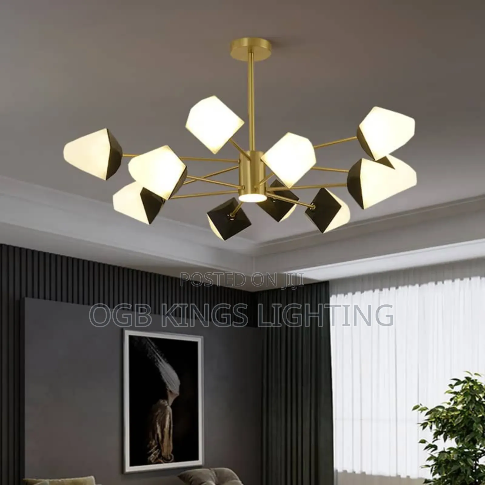 12 Hands Led Chandelier Light for Living Room Lighting