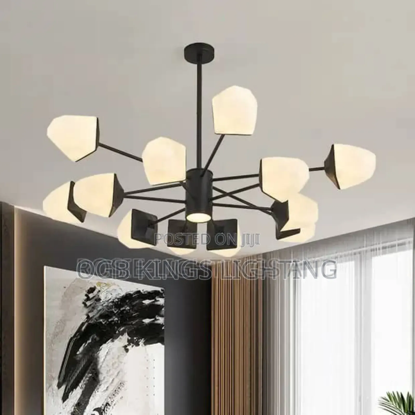 12 Hands Led Chandelier Light for Living Room Lighting