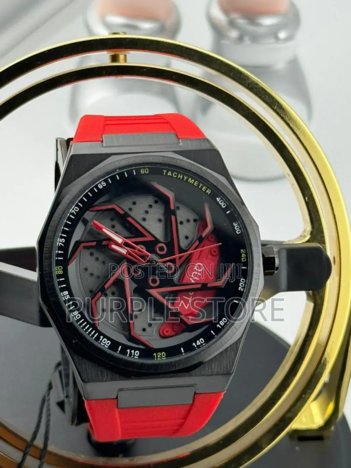 Rick Tachymeter Sport Watch With Rotating Dial