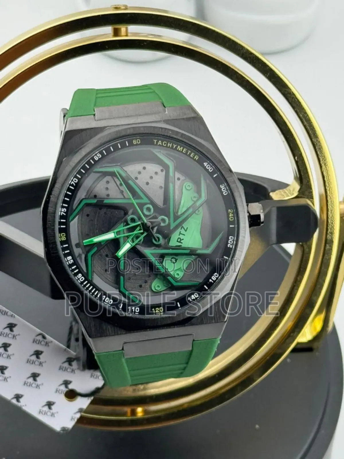 Rick Tachymeter Sport Watch With Rotating Dial