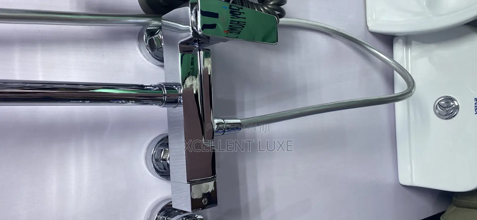 Shower Mixer Set English Standard Copper Engine.Chrome And Black