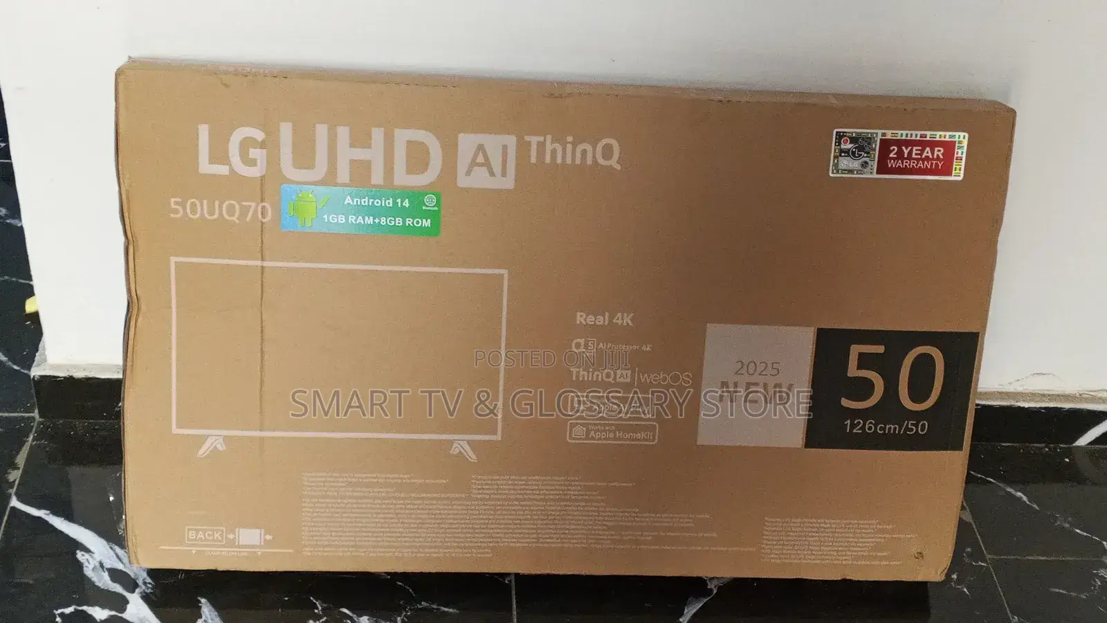 50 Inches Lg Smart Tv With Ai Processor 4k Apple Air Play
