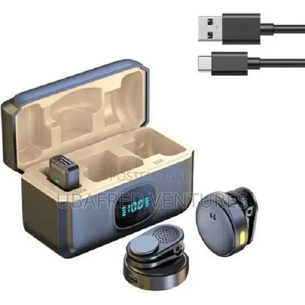 Superb Wireless Lavalier Microphone Mic Vlog Live Stream-Lightning