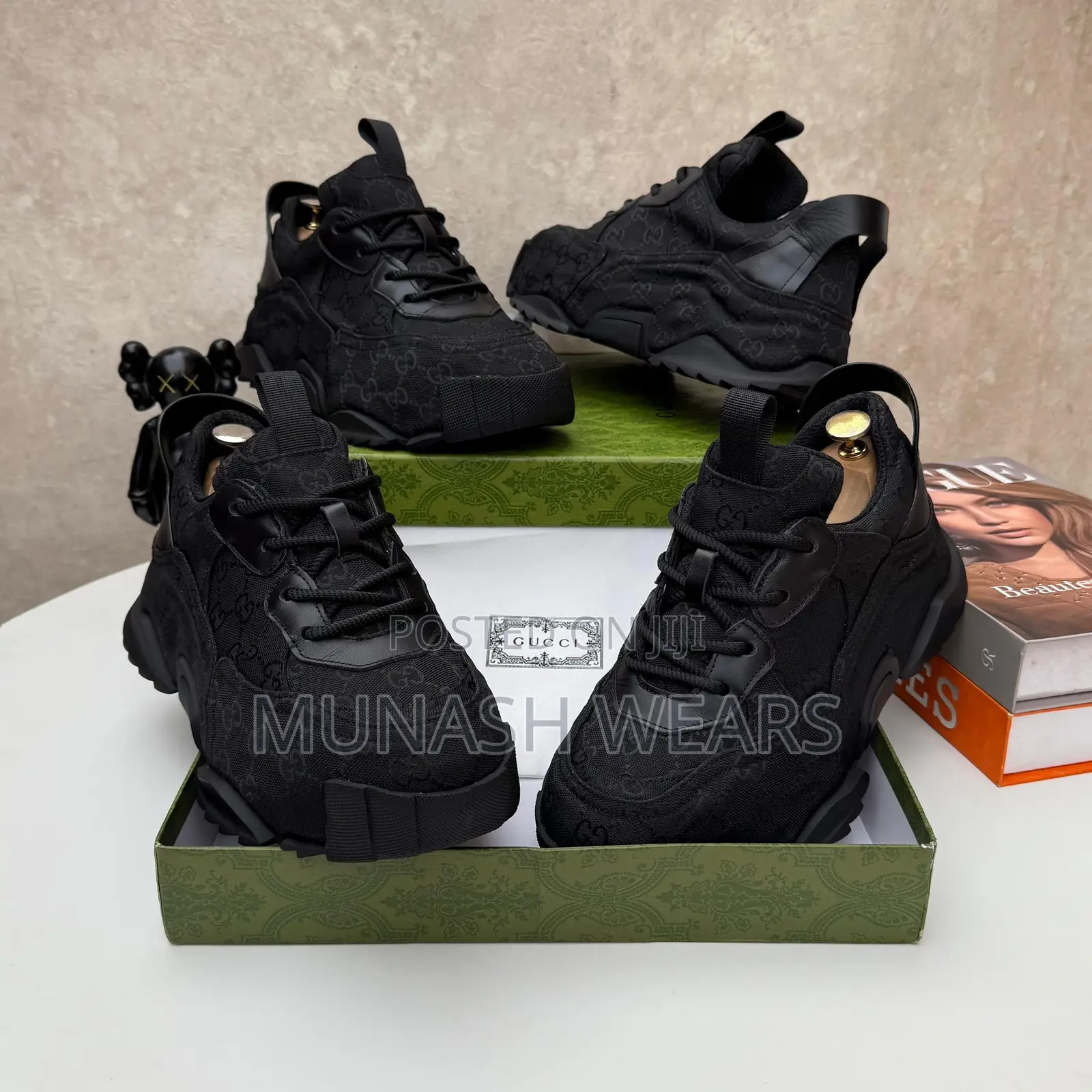 Gucci Classic Sneakers All Black 40-46