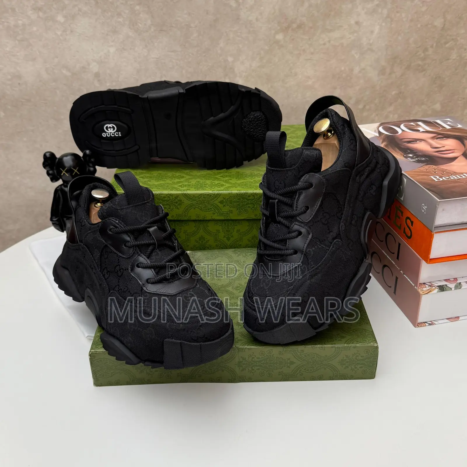 Gucci Classic Sneakers All Black 40-46