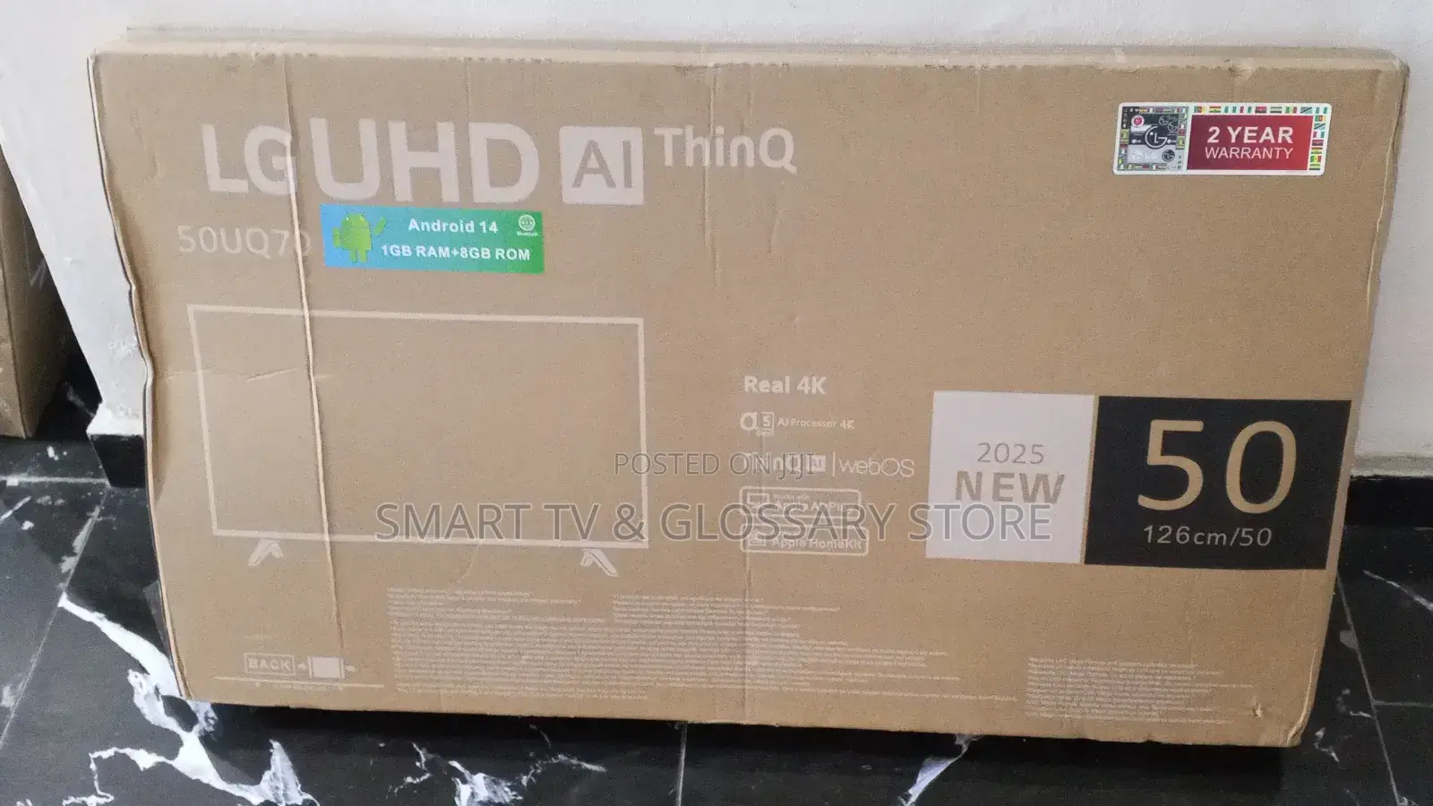 50 Inches Smart Tv With Youtube Google And Netflix