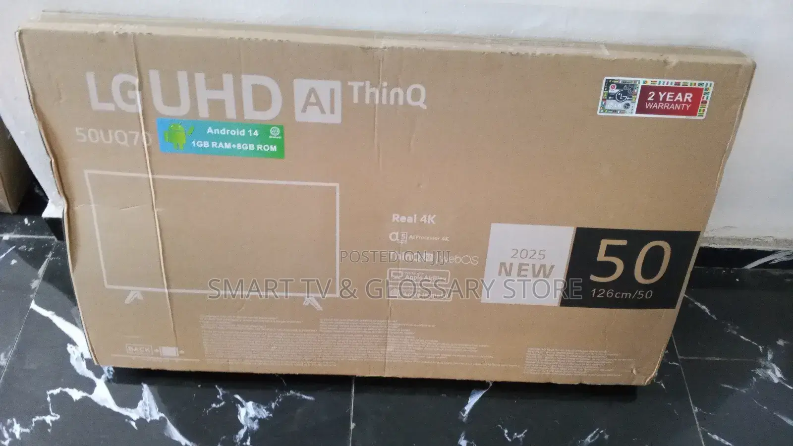 50 Inches Smart Tv With Upgraded 1gb Ram+8gb Rom