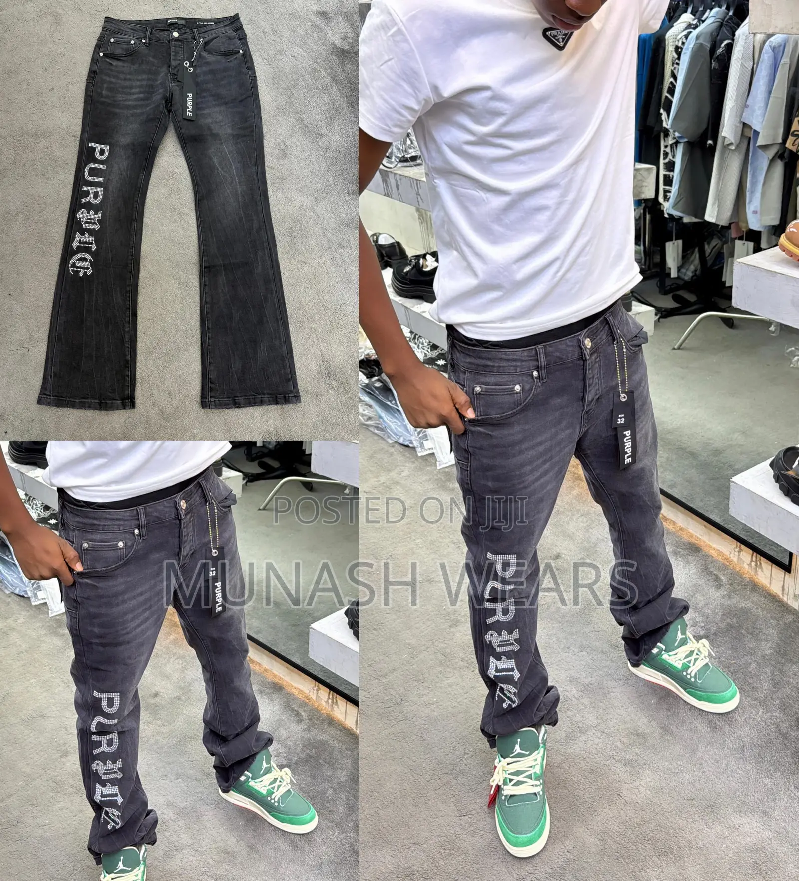 Luxury Purple Jean 32-38