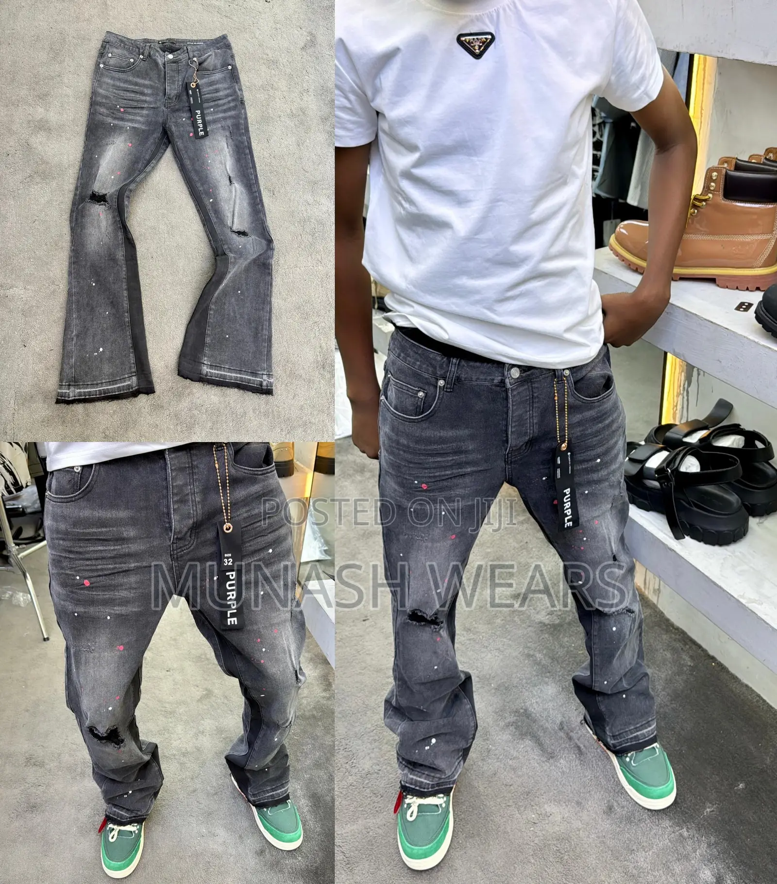 Luxury Purple Jean 32-38