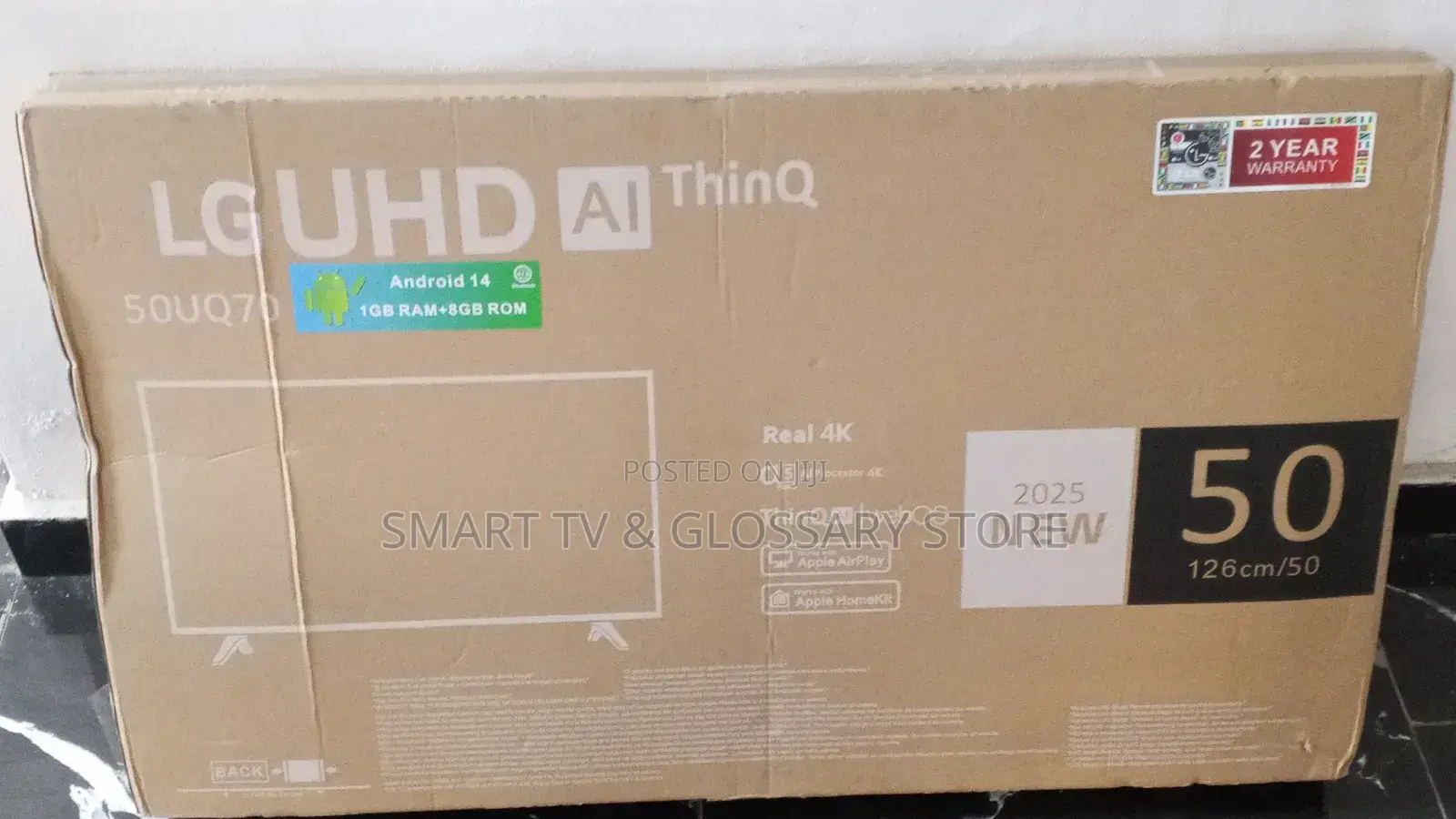50 Inches Smart Tv With Upgraded 1gb Ram+8gb Rom