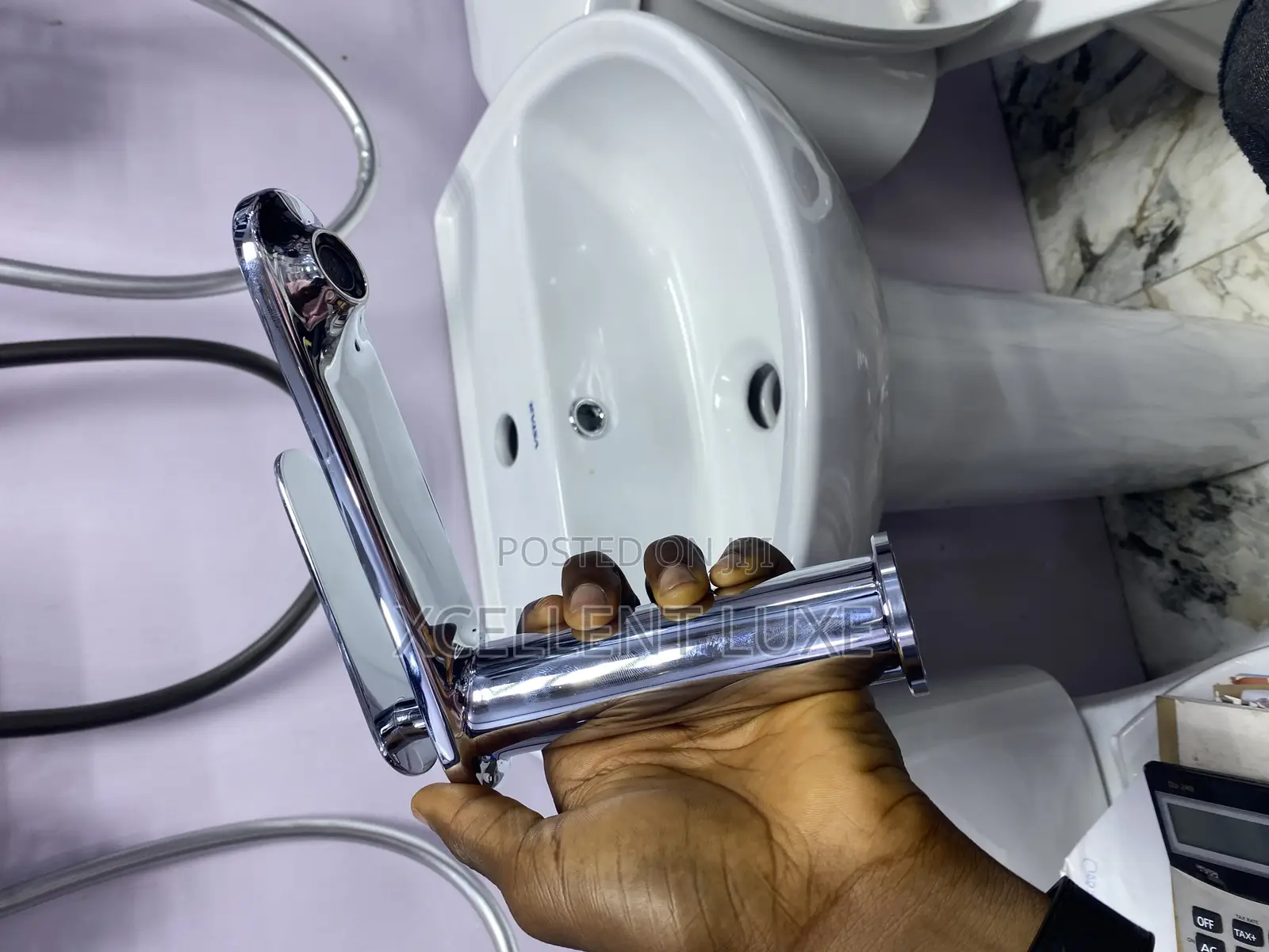 Stainless Basin Mixer Faucet (British Standard)