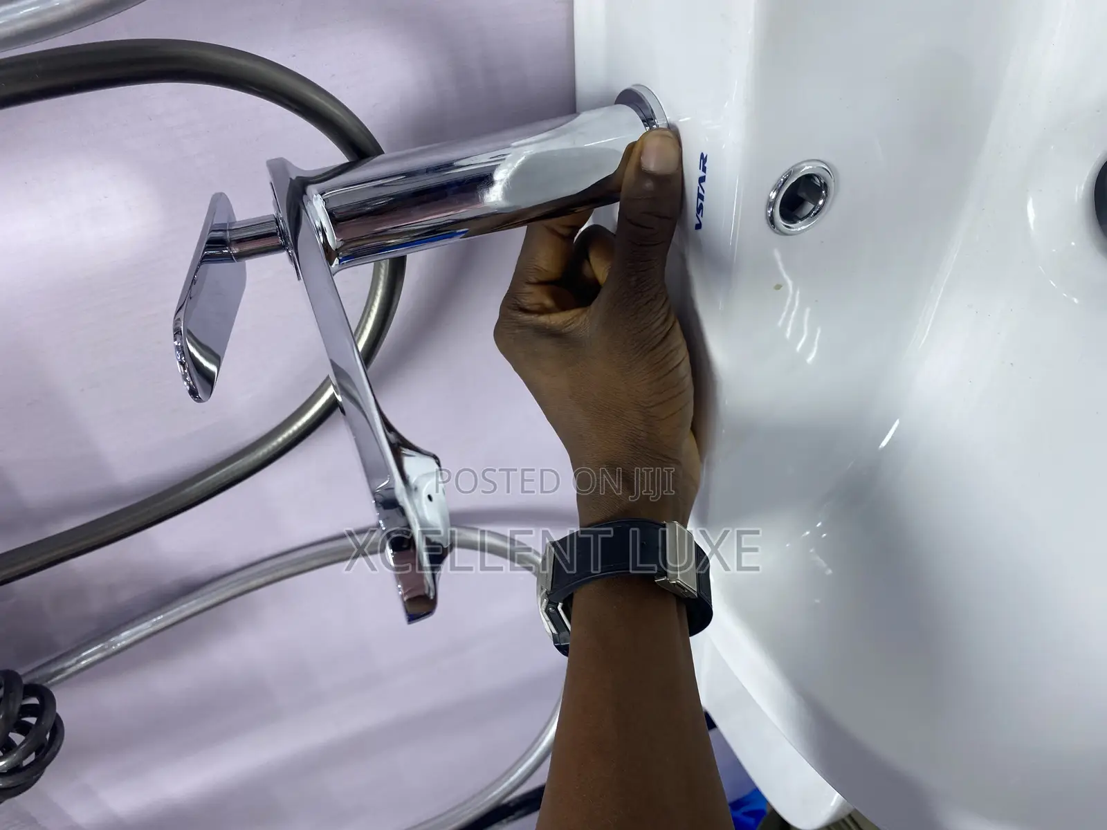 Stainless Basin Mixer Faucet (British Standard)