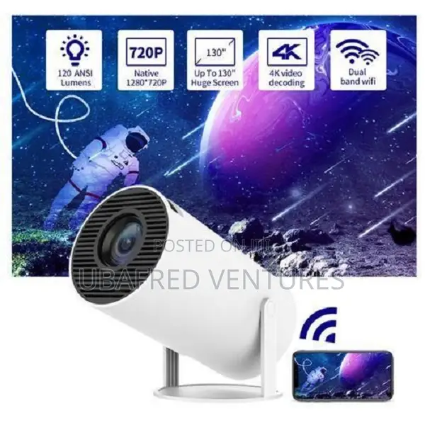 Projector And Game With 2 Wireless Controllers, Video Game Console