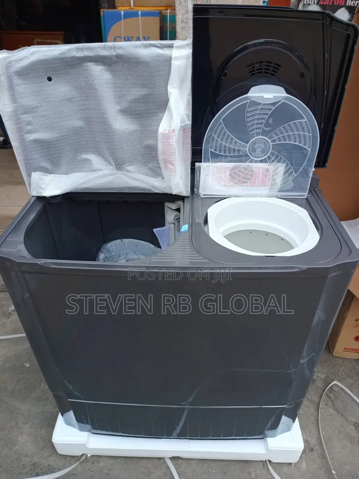 Lg 15kg Twin Tub Roller Jet Washing Machine | Wm 1561 (Black)