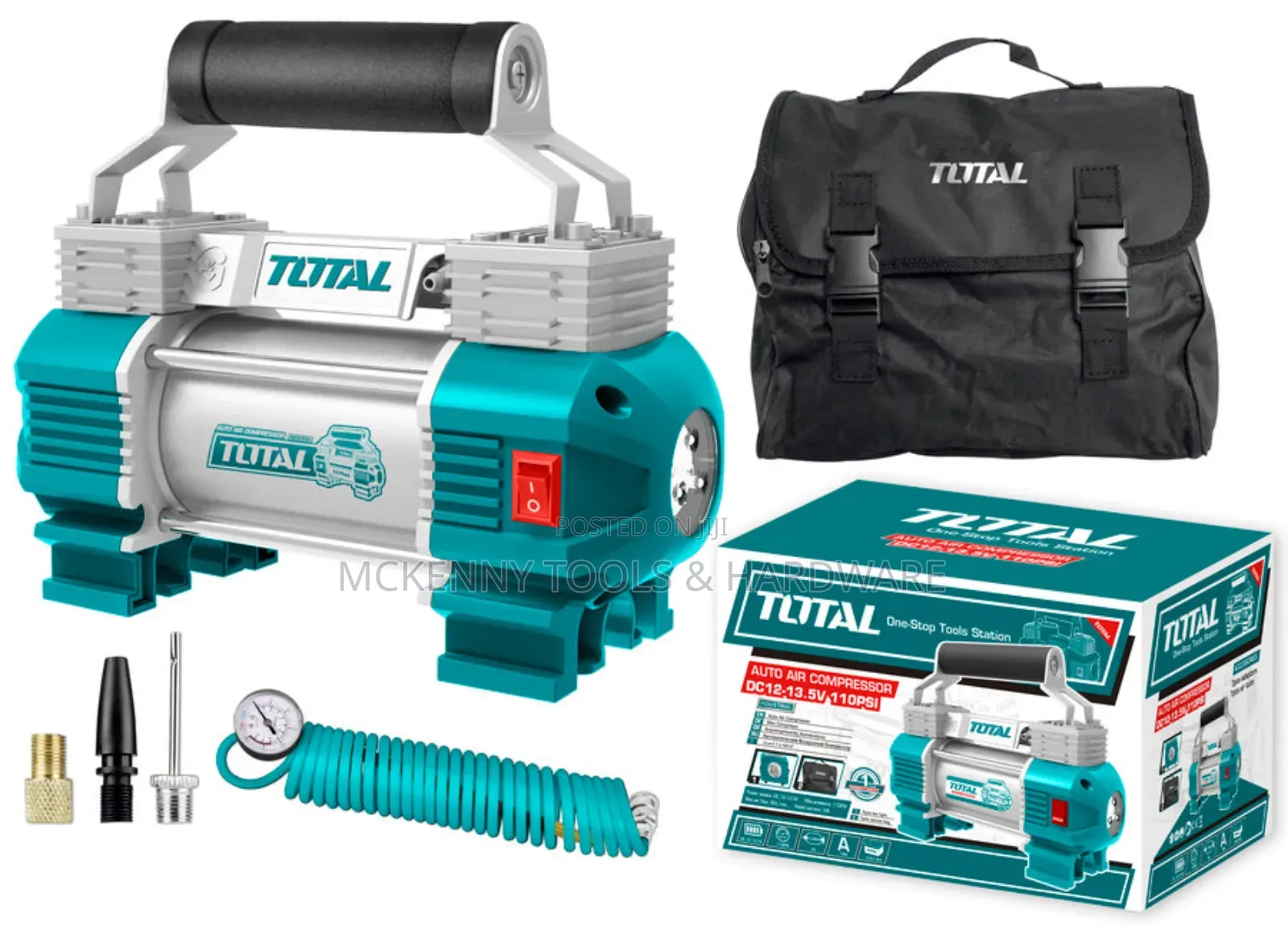 Total Auto Air Compressor Ttac2506 12-13.5v 120psi