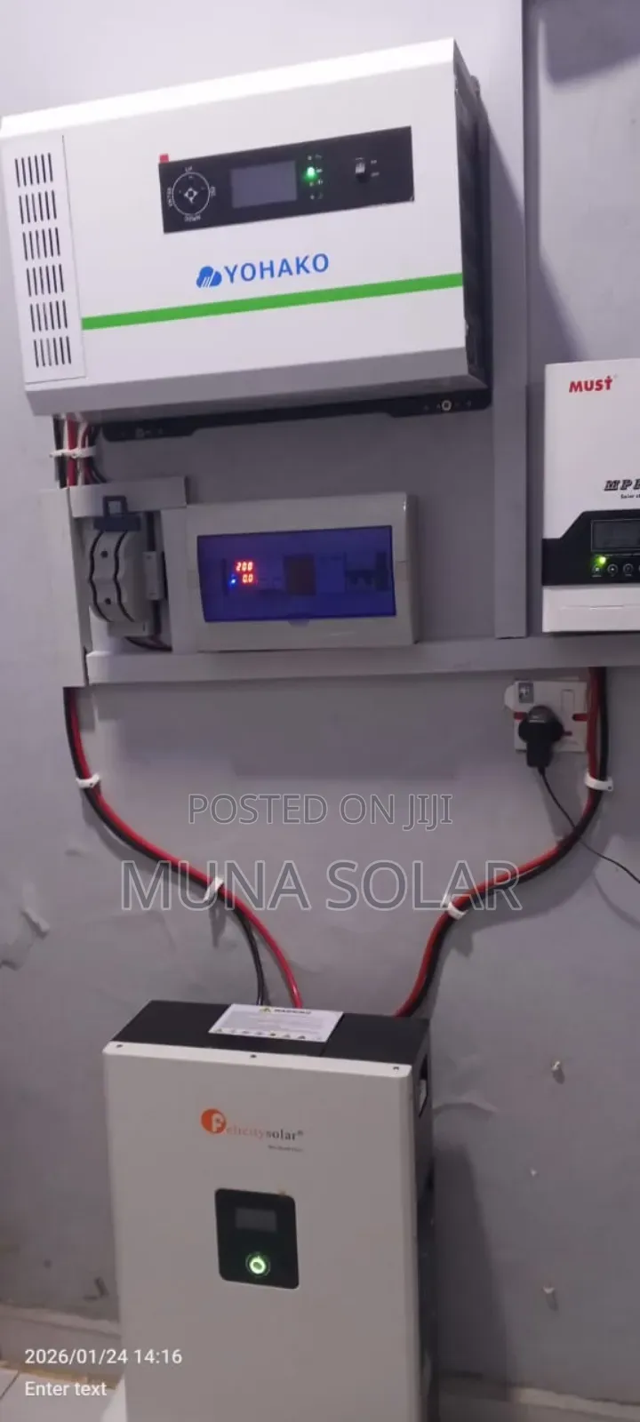 5kwh/5kva/9 Pieces 650wp Panel/100ah Controller/Accessories