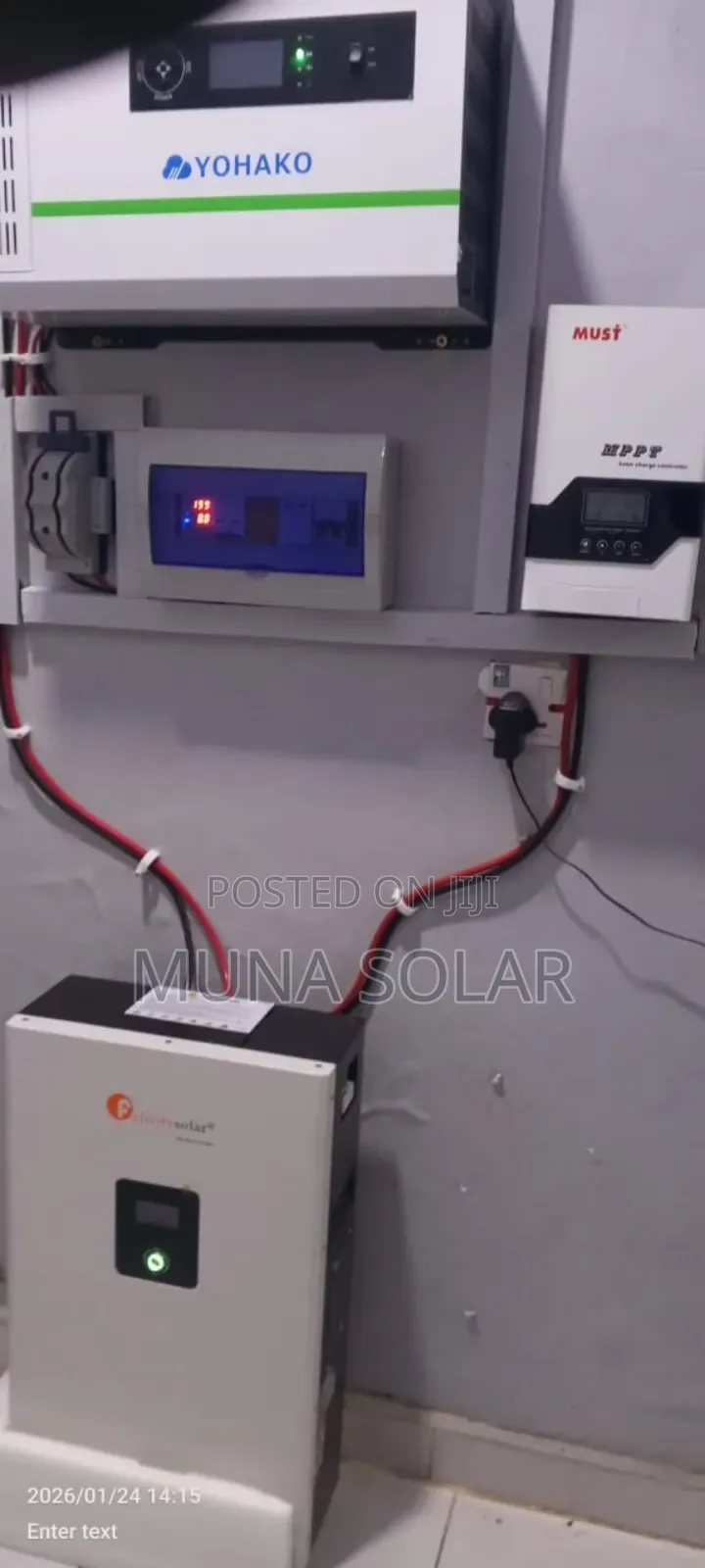5kwh/5kva/9 Pieces 650wp Panel/100ah Controller/Accessories