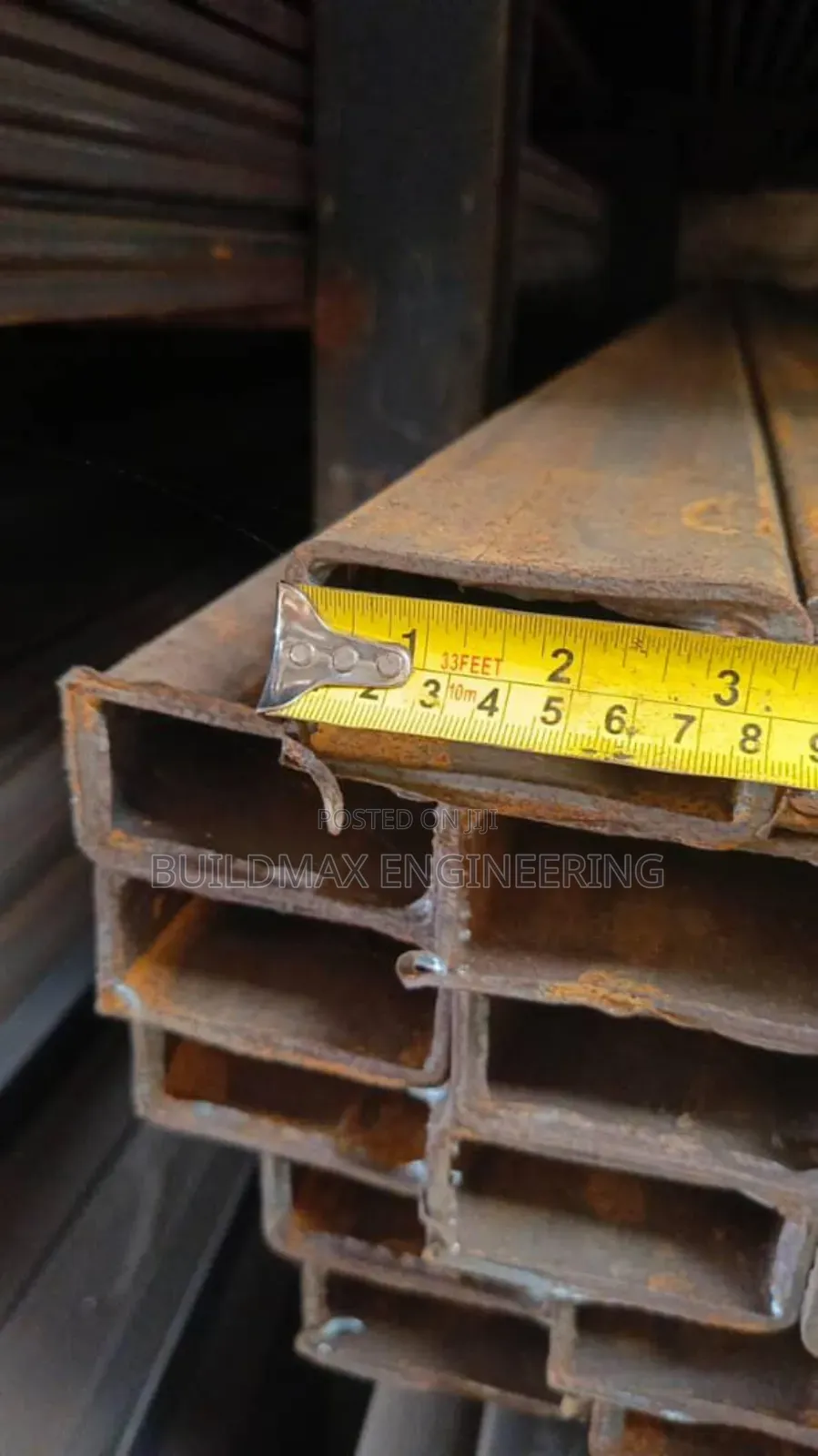 40mmx80mmx3mm Square Pipe