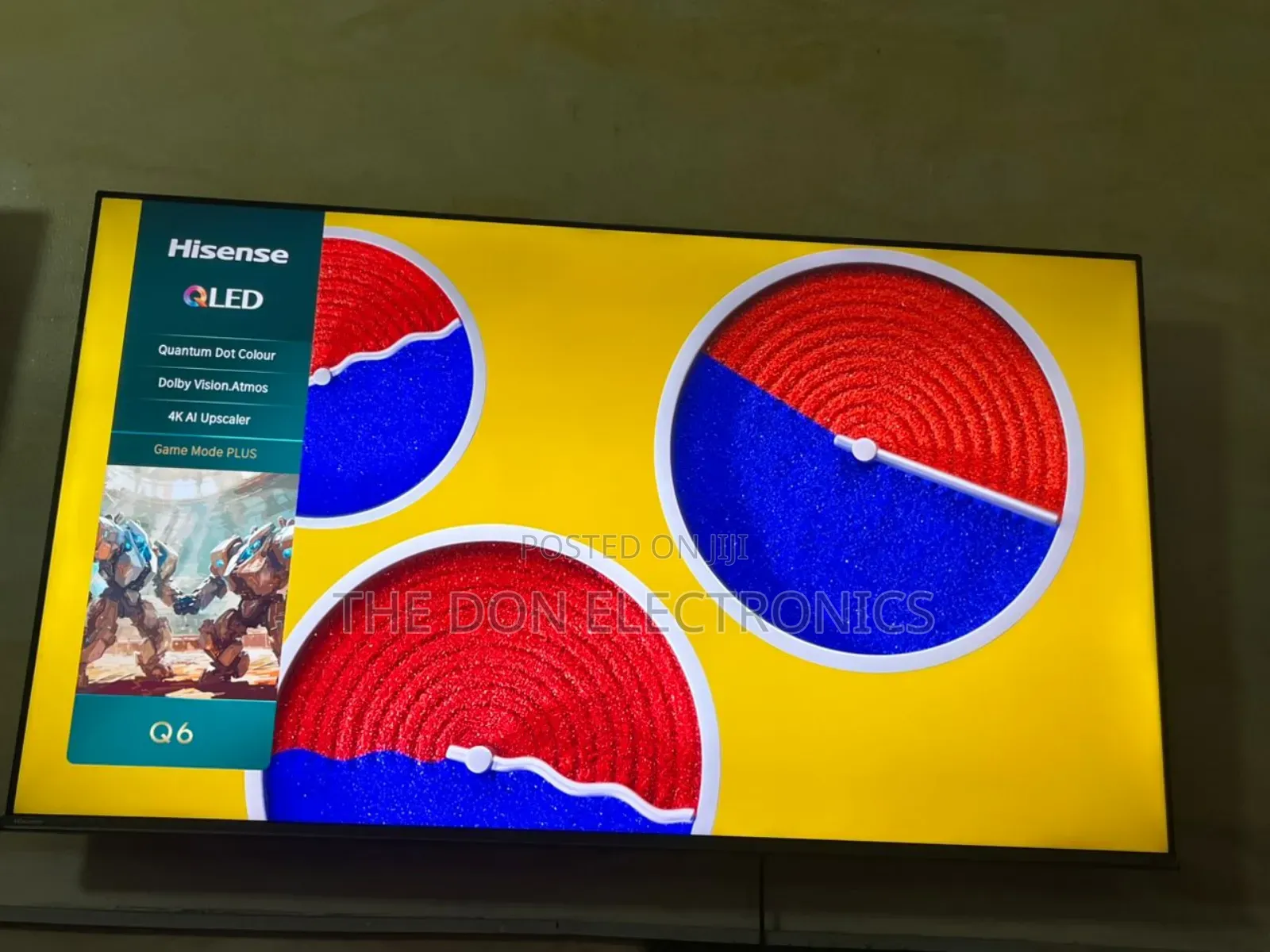 Hisense 55 Inch Qled Full Smart Tv (Q6)2025 Model