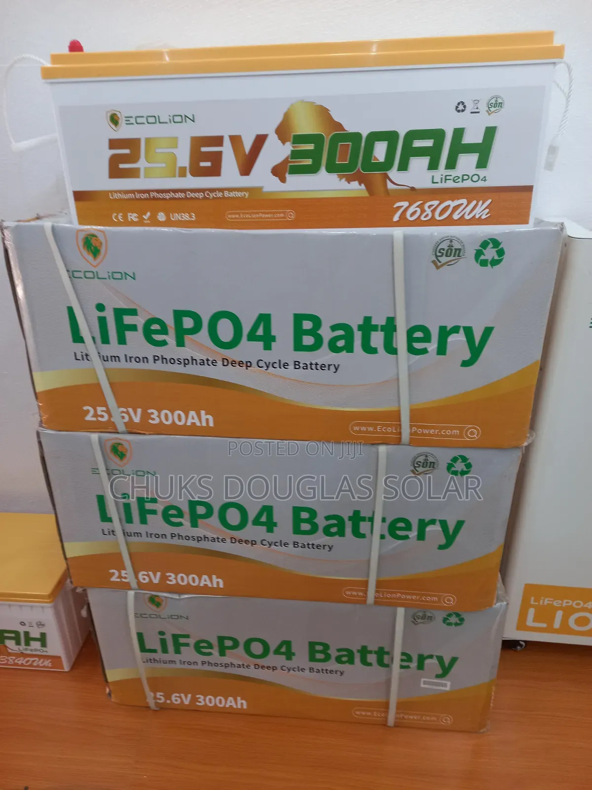 300ah 25.6v Ecolion Lithium Battery