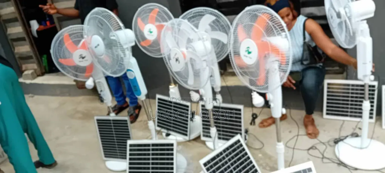 Fan Standing Solar Lights