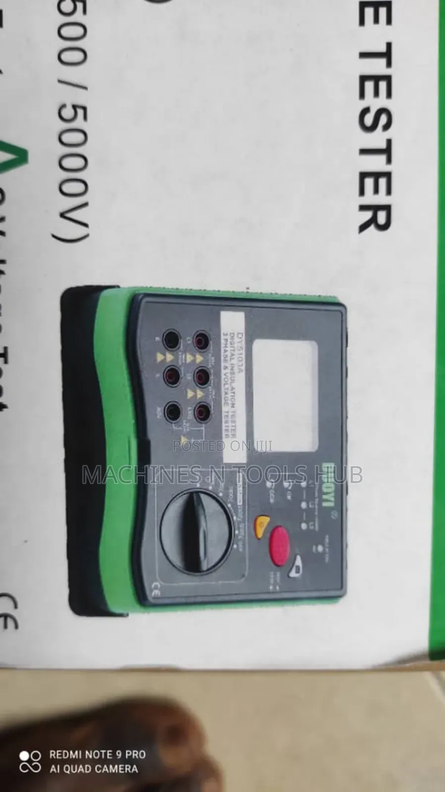 Dy5106a Digital Insulation Resistance Tester.