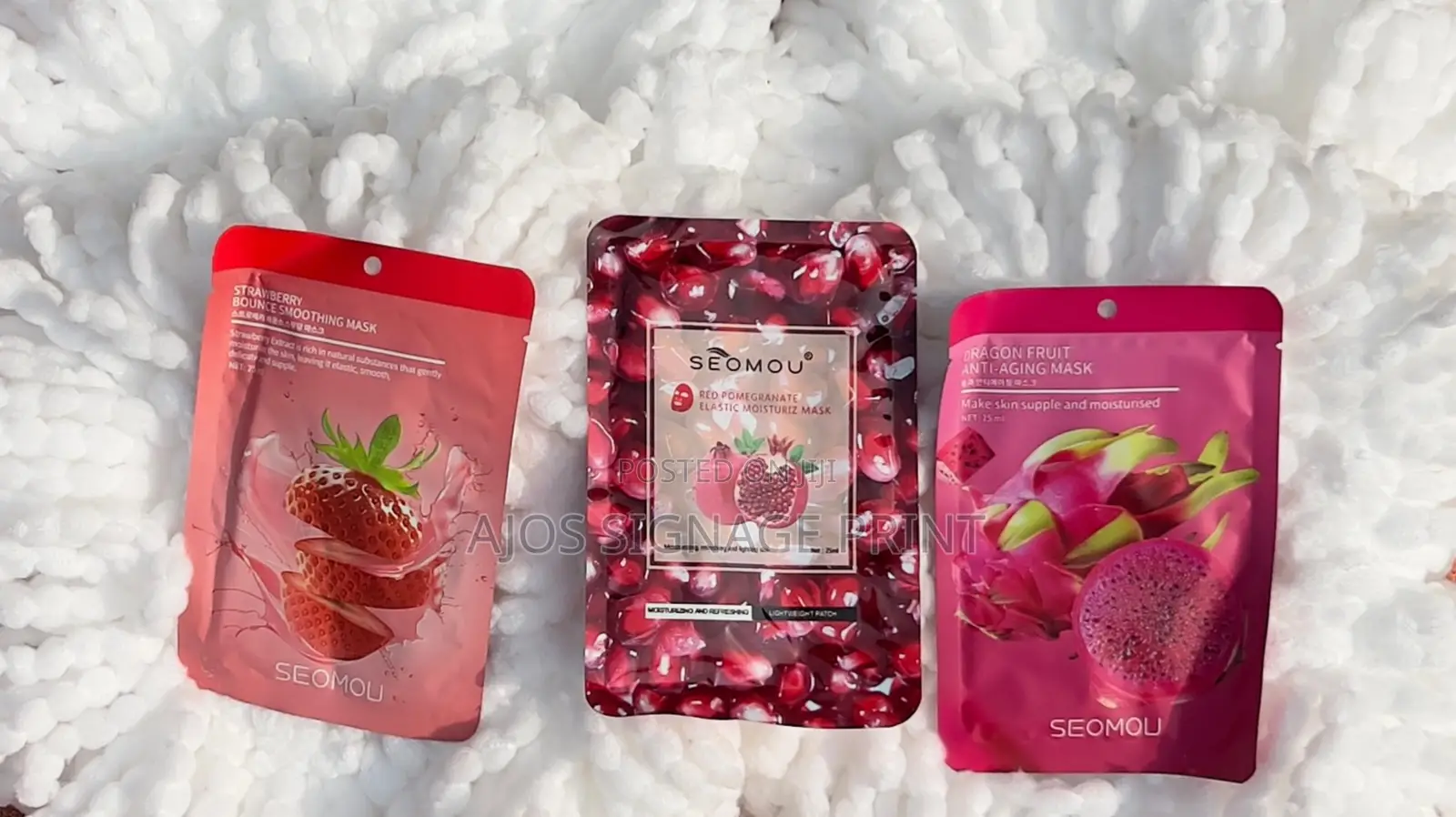 Seomou Fruit Face Mask Anti Wrinkle Moisturizing Skin Care