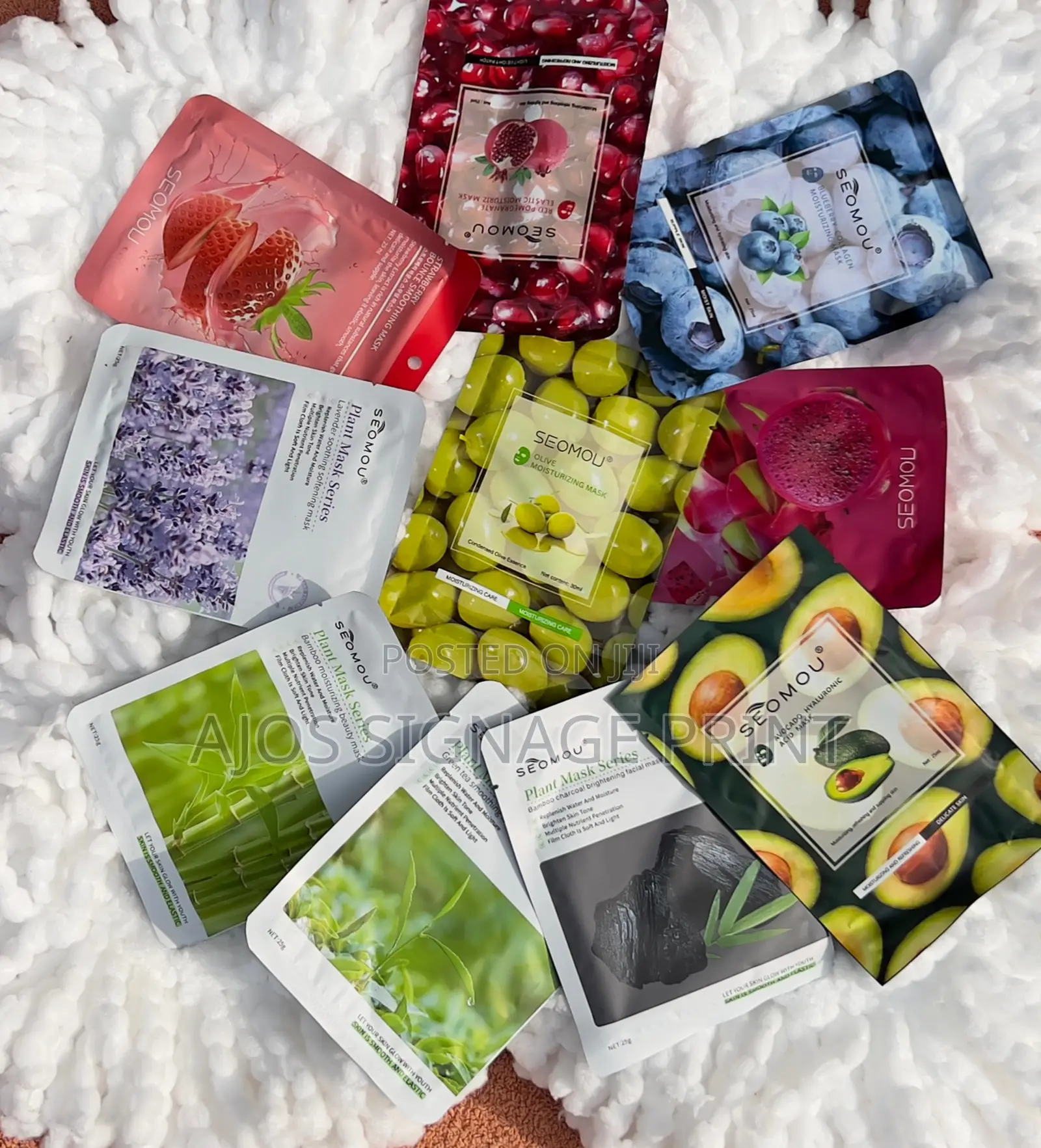 Seomou Fruit Face Mask Anti Wrinkle Moisturizing Skin Care