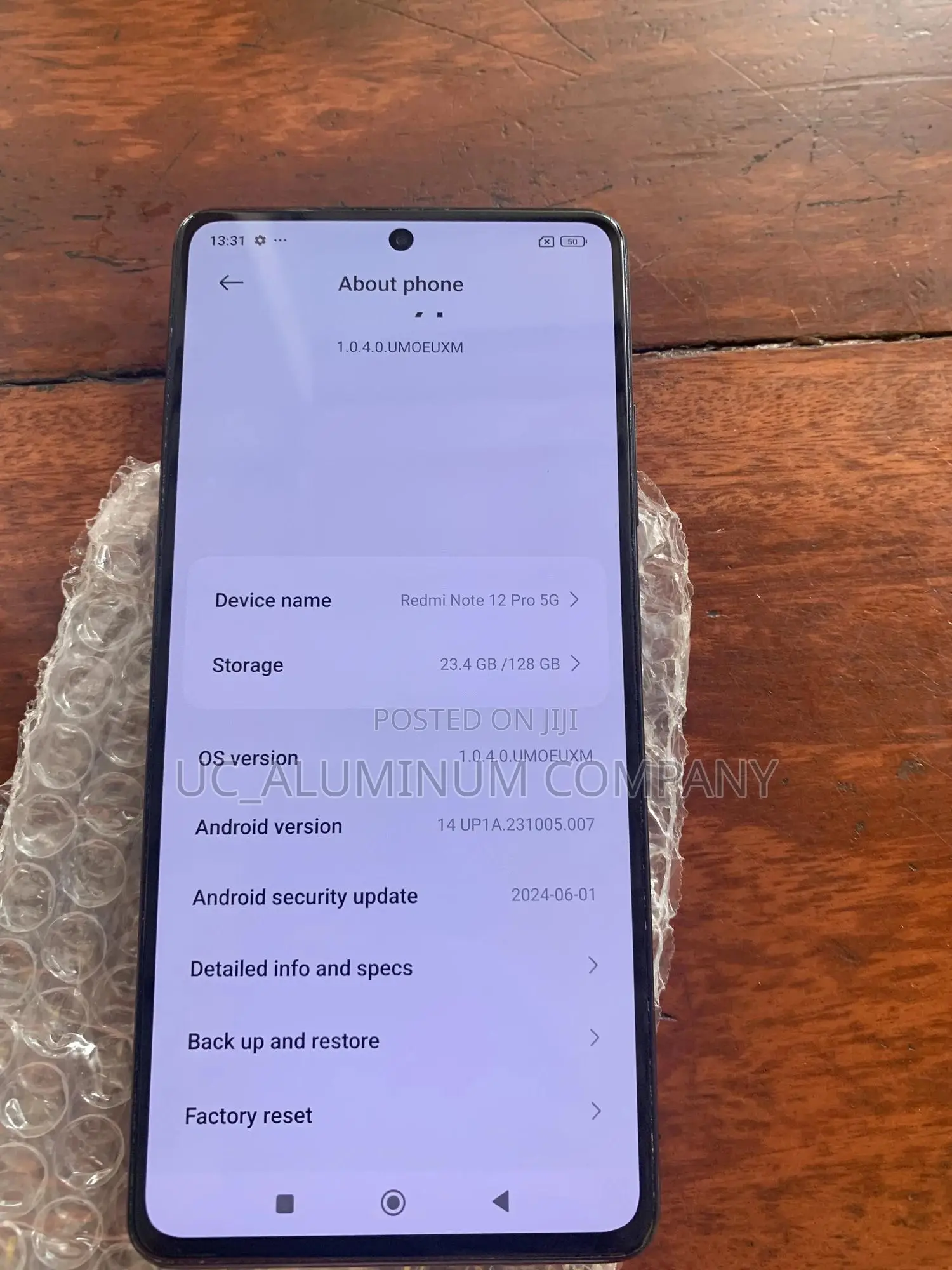 Xiaomi Redmi Note 12 Pro 5G 128 GB Black