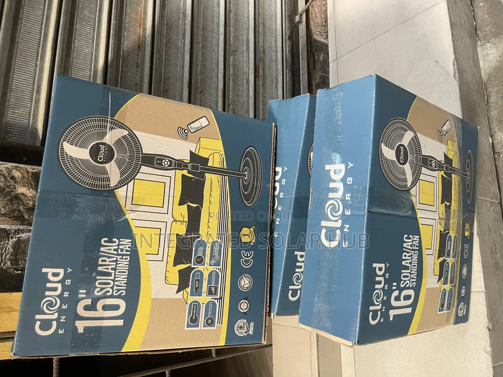 Cloud Ac/Dc Solar Fan