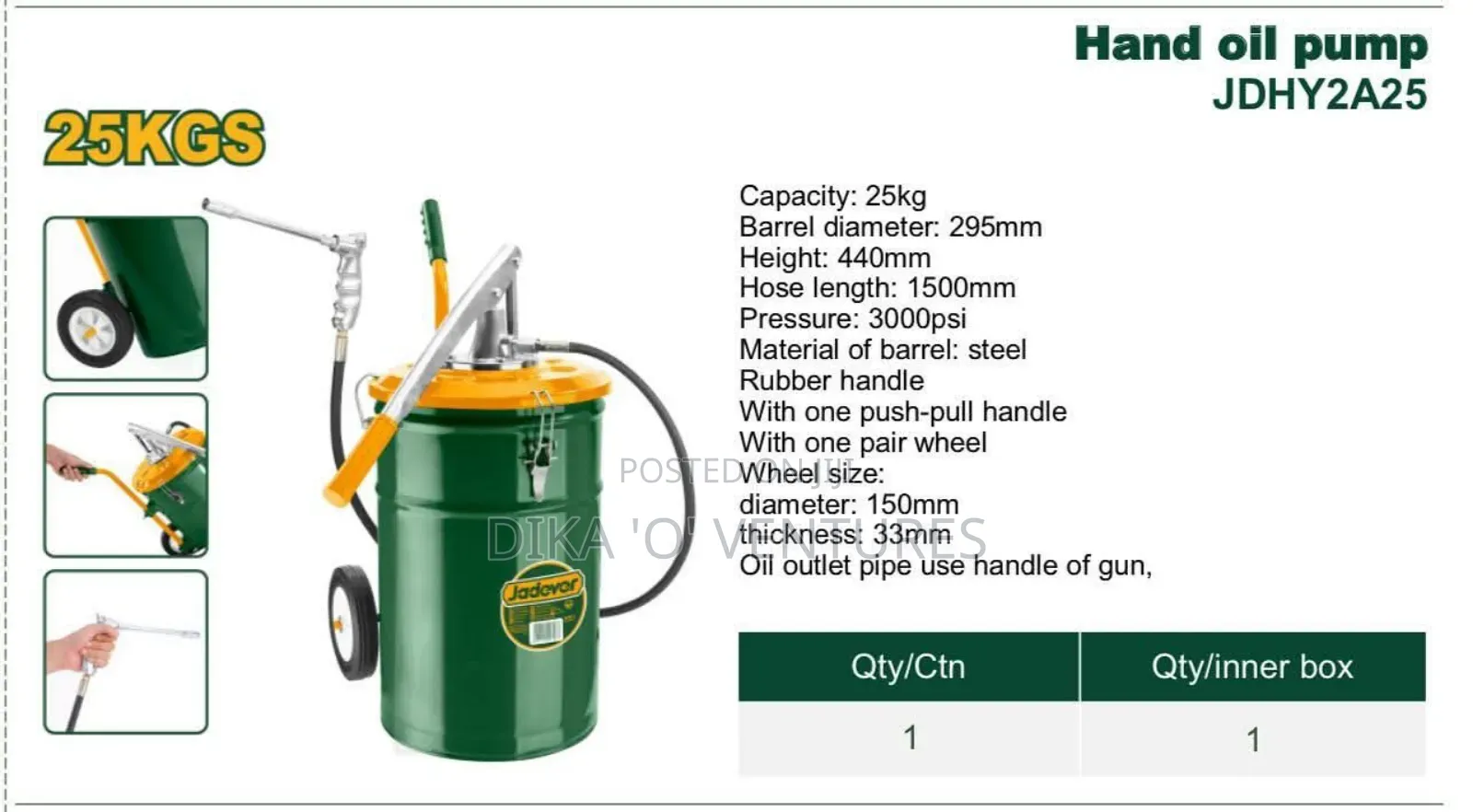 Oil Pump Hand
