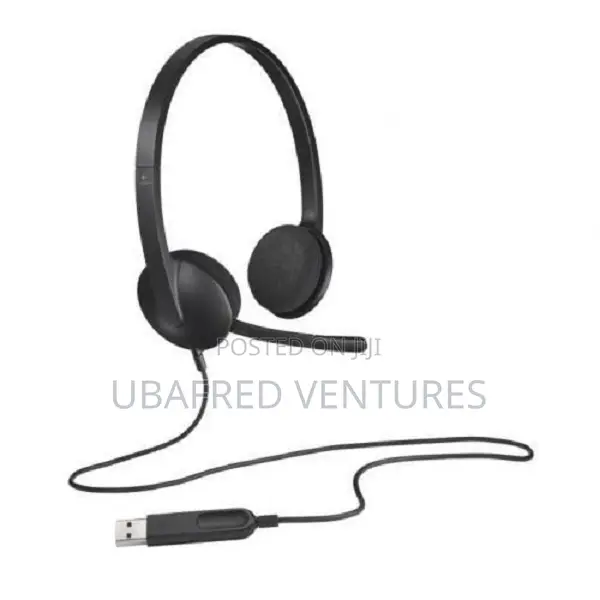 Logitech H340 Usb Stereo Headset for Windows and Mac