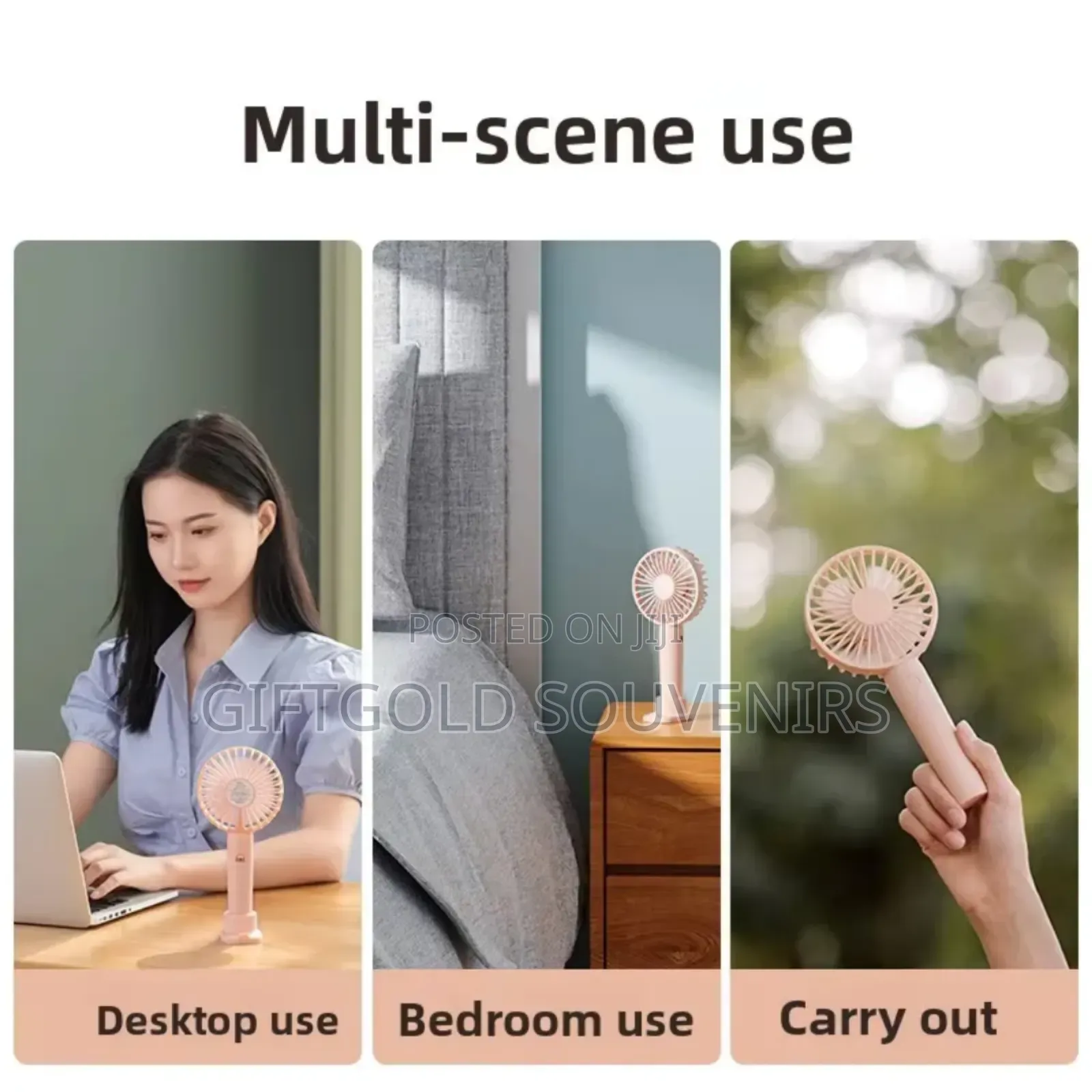 Rechargeable Mini Pocket Hand Fan