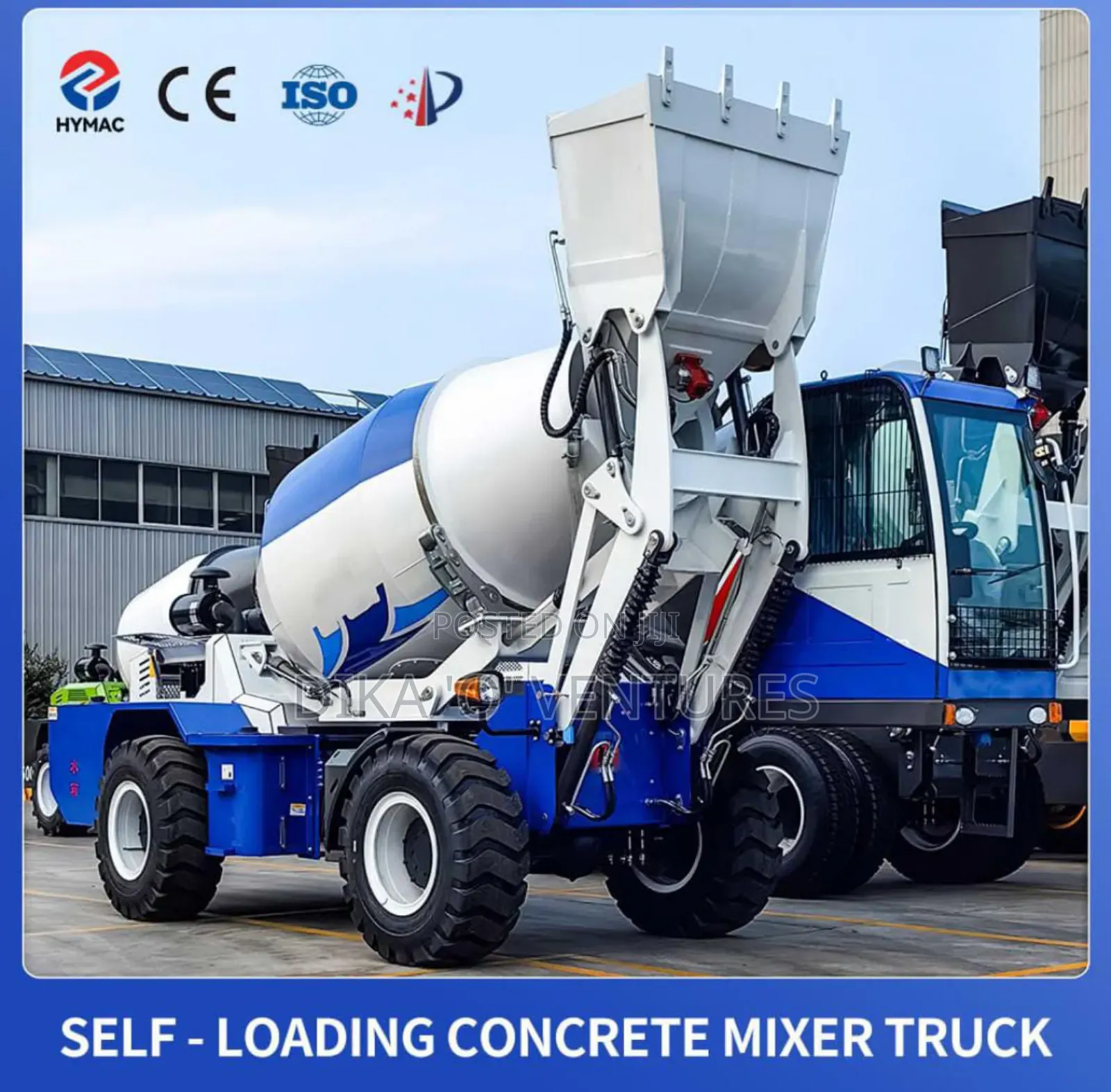 Self Loading Concrete Mixer Truck